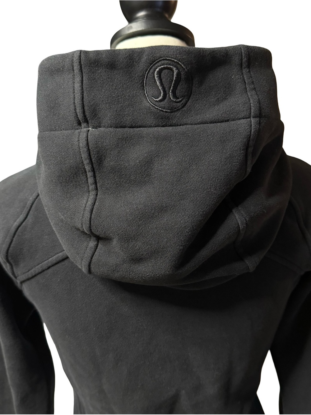 Lululemon Scuba Hoodie Light Cotton Fleece Black Women’s 4 W4AWMS - Picture 6 of 10